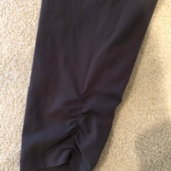 Calvin Klein Performance Activewear Capri Length Mid Rise Leggings Dk Gray Sz L - Picture 4 of 6